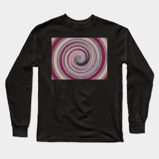 modern bright and vibrant modern swirls Long Sleeve T-Shirt